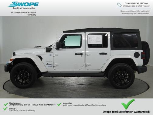 Bright White Clearcoat 2022 Jeep Wrangler Unlimited 4xe Sahara