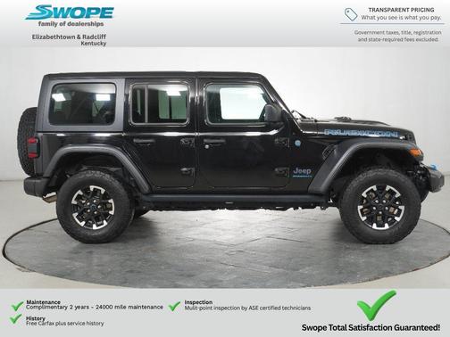 Black Clearcoat 2024 Jeep Wrangler 4xe Rubicon