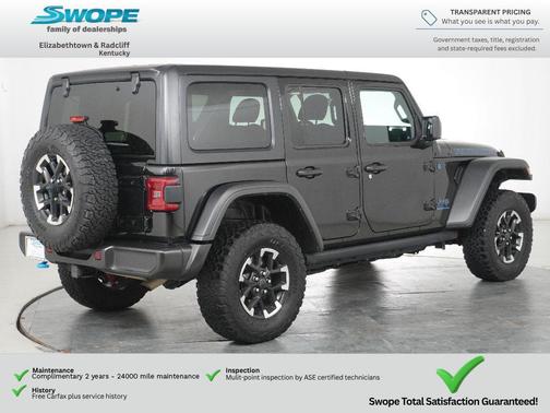 Black Clearcoat 2024 Jeep Wrangler 4xe Rubicon