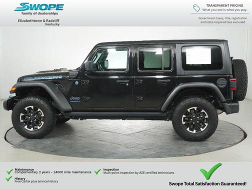 Black Clearcoat 2024 Jeep Wrangler 4xe Rubicon