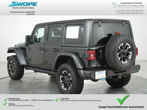 Black Clearcoat 2024 Jeep Wrangler 4xe Rubicon