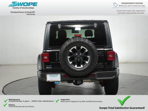 Black Clearcoat 2024 Jeep Wrangler 4xe Rubicon