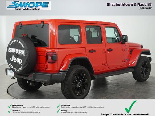 Firecracker Red Clearcoat 2025 Jeep Wrangler 4xe Sahara