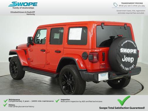 Firecracker Red Clearcoat 2025 Jeep Wrangler 4xe Sahara