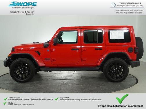 Firecracker Red Clearcoat 2025 Jeep Wrangler 4xe Sahara