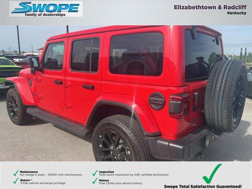 Firecracker Red Clearcoat 2025 Jeep Wrangler 4xe Sahara
