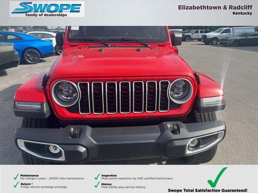Firecracker Red Clearcoat 2025 Jeep Wrangler 4xe Sahara