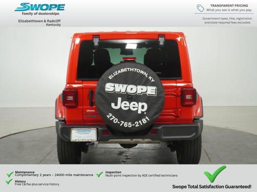 Firecracker Red Clearcoat 2025 Jeep Wrangler 4xe Sahara