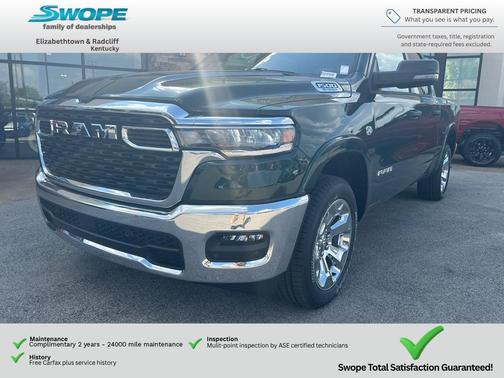 Serrano Green Metallic 2026 RAM 1500 Big Horn/Lone Star