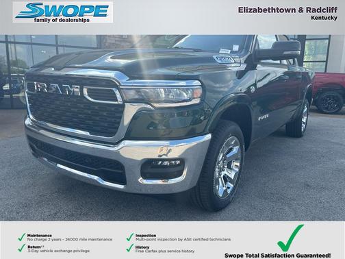 Serrano Green Metallic 2026 RAM 1500 Big Horn/Lone Star