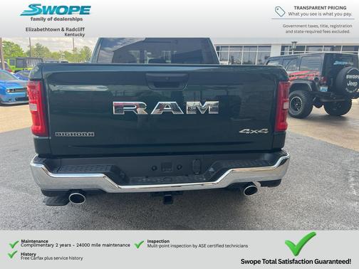 Serrano Green Metallic 2026 RAM 1500 Big Horn/Lone Star