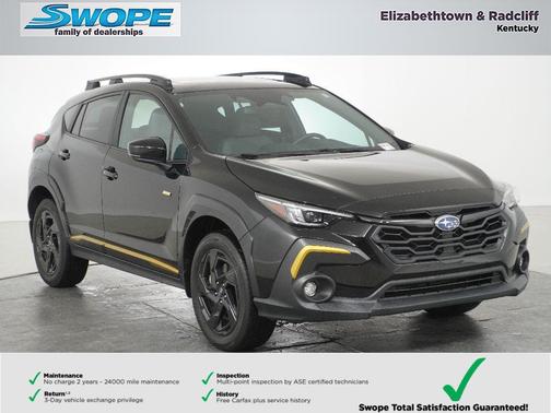 Crystal Black Silica 2024 Subaru Crosstrek Sport