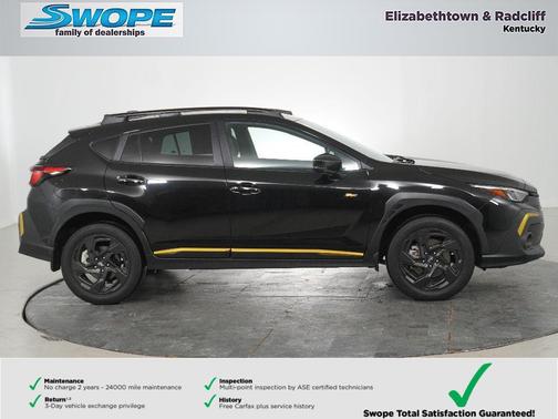 Crystal Black Silica 2024 Subaru Crosstrek Sport