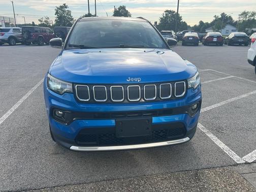 Laser Blue Pearlcoat 2022 Jeep Compass Limited