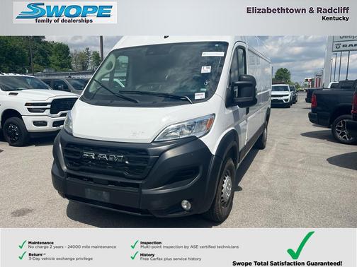 Bright White Clearcoat 2025 RAM ProMaster 2500 Tradesman