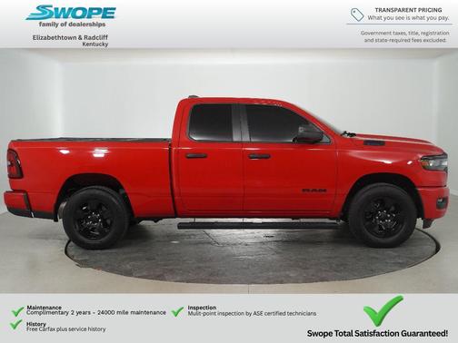 Flame Red Clearcoat 2025 RAM 1500 Tradesman