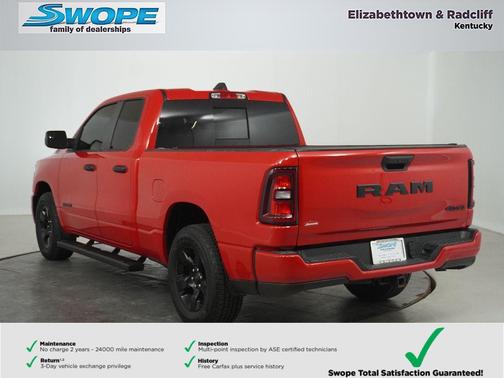 Flame Red Clearcoat 2025 RAM 1500 Tradesman