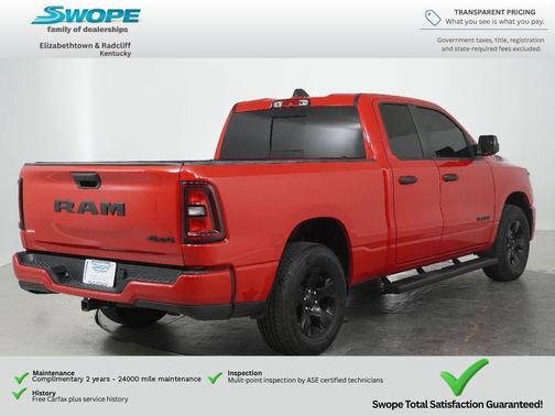 Flame Red Clearcoat 2025 RAM 1500 Tradesman