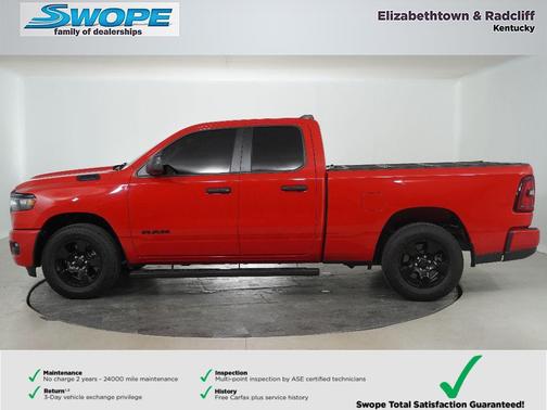 Flame Red Clearcoat 2025 RAM 1500 Tradesman