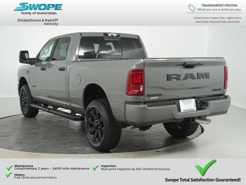 Ceramic Gray Clearcoat 2026 RAM 2500 Big Horn Crew Cab 4x4 6'4' Box