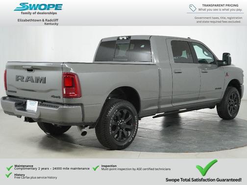 Ceramic Gray Clearcoat 2026 RAM 2500 Laramie Mega Cab 4x4 6'4' Box