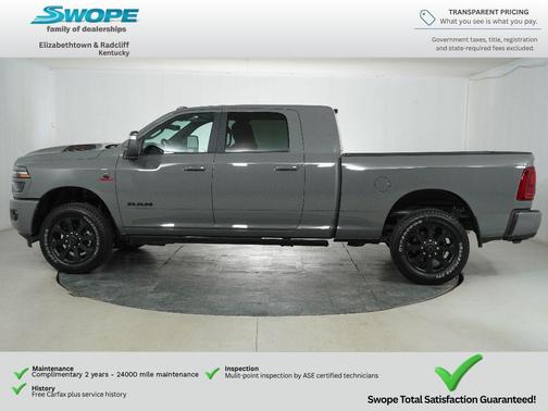 Ceramic Gray Clearcoat 2026 RAM 2500 Laramie Mega Cab 4x4 6'4' Box