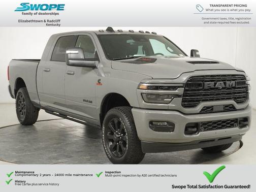 Ceramic Gray Clearcoat 2026 RAM 2500 Laramie Mega Cab 4x4 6'4' Box