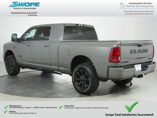 Ceramic Gray Clearcoat 2026 RAM 2500 Laramie Mega Cab 4x4 6'4' Box