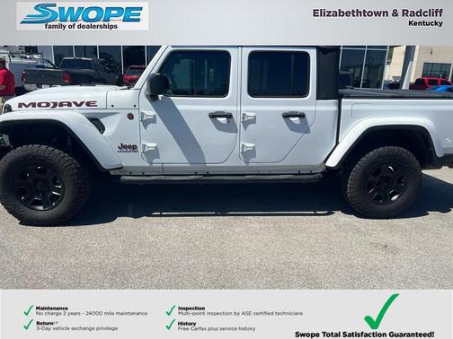 Bright White Clearcoat 2021 Jeep Gladiator Mojave 4x4
