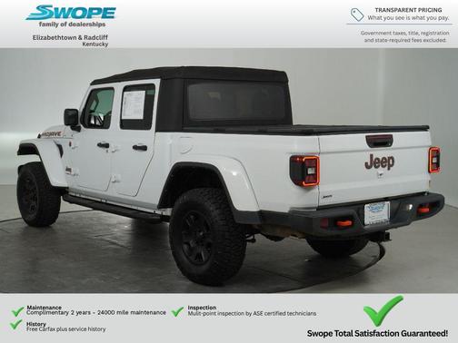 Bright White Clearcoat 2021 Jeep Gladiator Mojave 4x4
