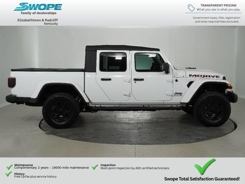 Bright White Clearcoat 2021 Jeep Gladiator Mojave 4x4