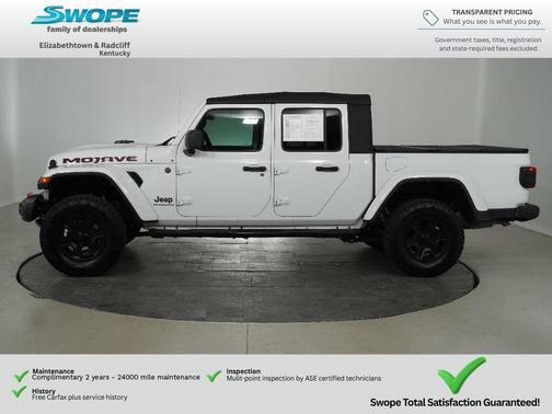 Bright White Clearcoat 2021 Jeep Gladiator Mojave 4x4