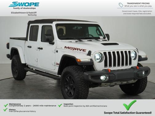 Bright White Clearcoat 2021 Jeep Gladiator Mojave 4x4