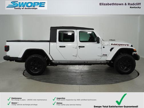 Bright White Clearcoat 2021 Jeep Gladiator Mojave 4x4