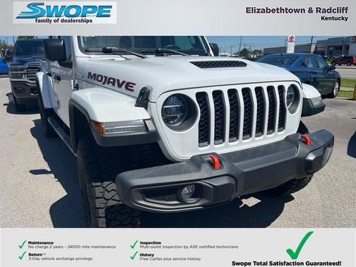 Bright White Clearcoat 2021 Jeep Gladiator Mojave 4x4