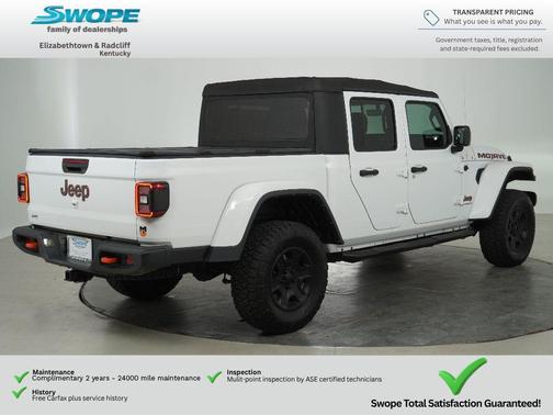 Bright White Clearcoat 2021 Jeep Gladiator Mojave 4x4