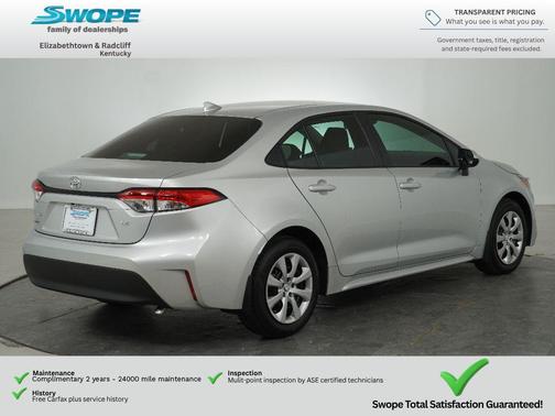 Classic Silver Metallic 2026 Toyota Corolla LE