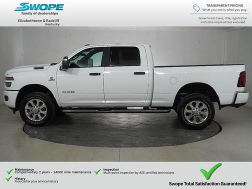 Bright White Clearcoat 2026 RAM 2500 Big Horn Crew Cab 4x4 6'4' Box