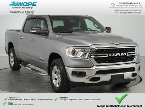 Billet Silver Metallic Clearcoat 2022 RAM 1500 Big Horn/Lone Star