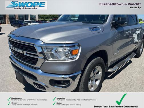 Billet Silver Metallic Clearcoat 2022 RAM 1500 Big Horn/Lone Star
