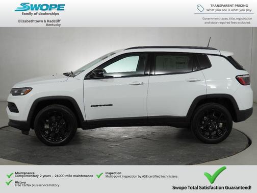 Bright White Clearcoat 2026 Jeep Compass Latitude