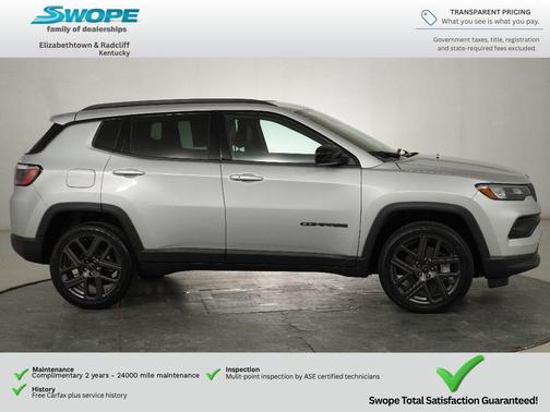 Silver Zynith Metallic Clearcoat 2026 Jeep Compass Latitude
