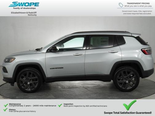 Silver Zynith Metallic Clearcoat 2026 Jeep Compass Latitude