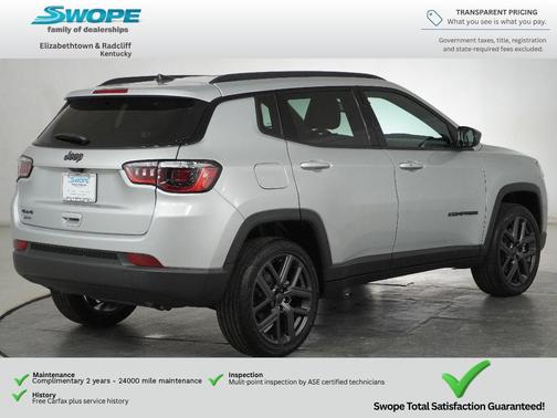 Silver Zynith Metallic Clearcoat 2026 Jeep Compass Latitude