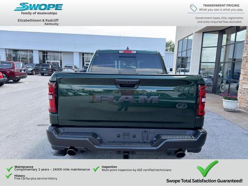 Serrano Green Metallic 2026 RAM 1500 Warlock Crew Cab 4x4 5'7' Box