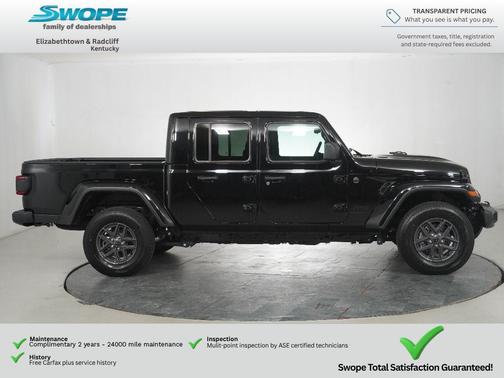 Black Clearcoat 2025 Jeep Gladiator Sport S