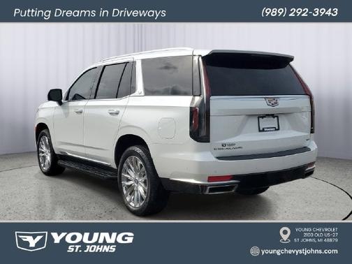 Crystal White Tricoat 2024 Cadillac Escalade Premium Luxury