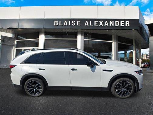 Rhodium White Premium 2025 Mazda CX-70 PHEV Premium Plus Package
