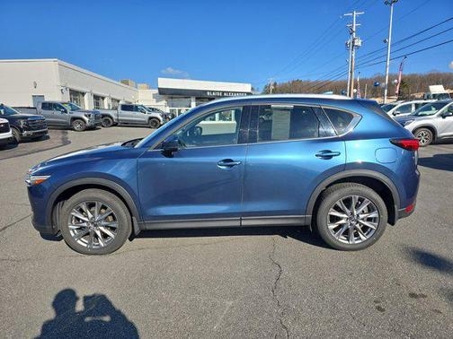 Deep Crystal Blue Mica 2021 Mazda CX-5 Grand Touring