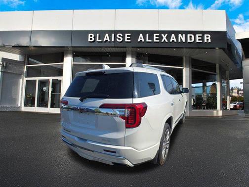 White Frost Tricoat 2023 GMC Acadia Denali